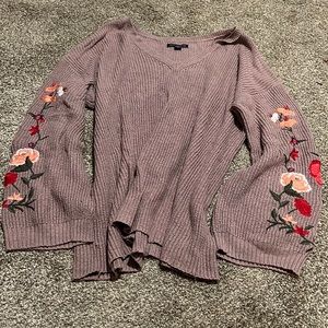 American Eagle Embroidered Sweater